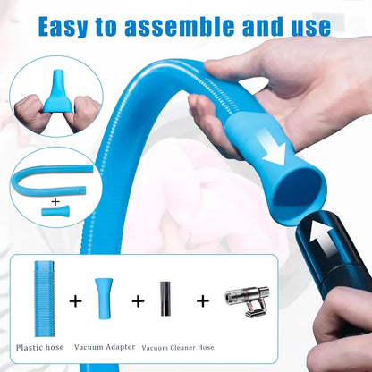 Dryer Vent Cleaner Kit – Flexible Vacuum Hose Attachment for Removing Lint & Dust – Dryer Vent Cleaning Tool for Home Maintenance