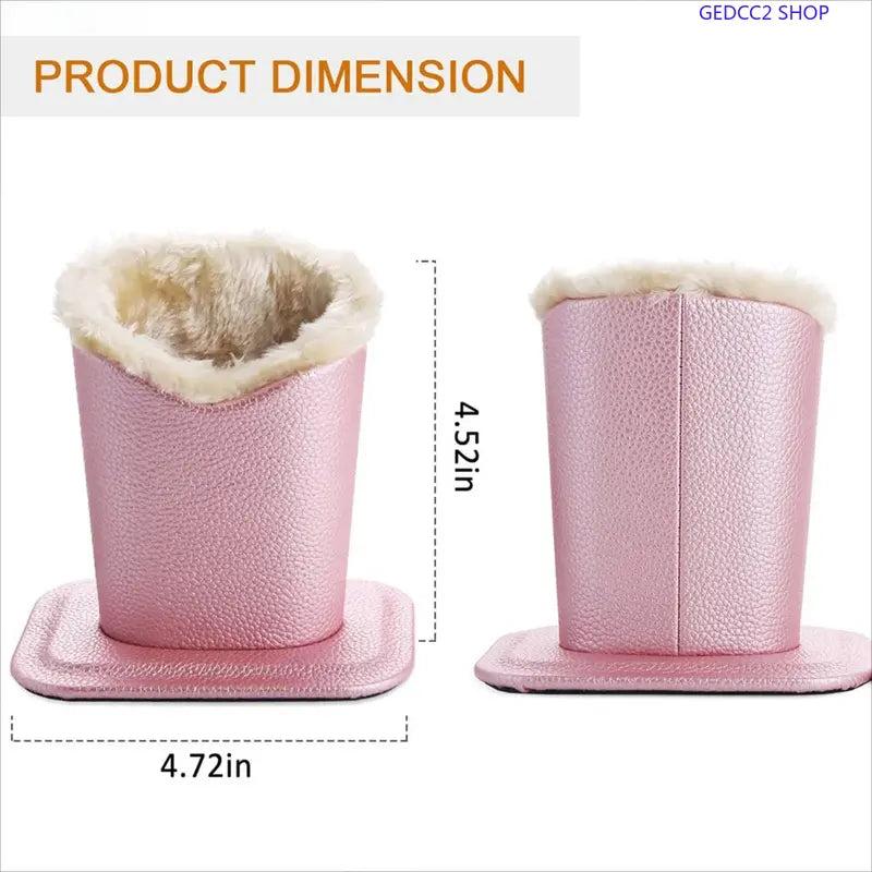 Faux Fur Eyeglass Holder – Soft & Stylish Desk Organizer for Sunglasses, Glasses & Pens – Cute Desktop Storage Stand for Home, Office & Bedroom