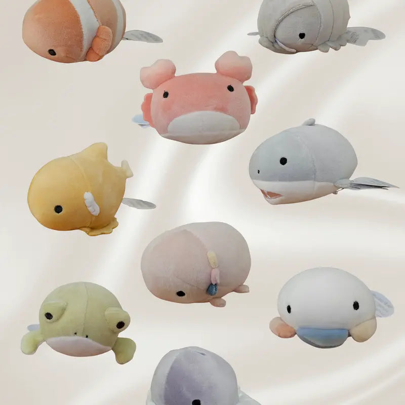 Cute Sea Life Plush Toy – Soft & Squishy Ocean Animal Stuffed Animal, Adorable 11cm Kawaii Plush for Kids, Teens & Collectors